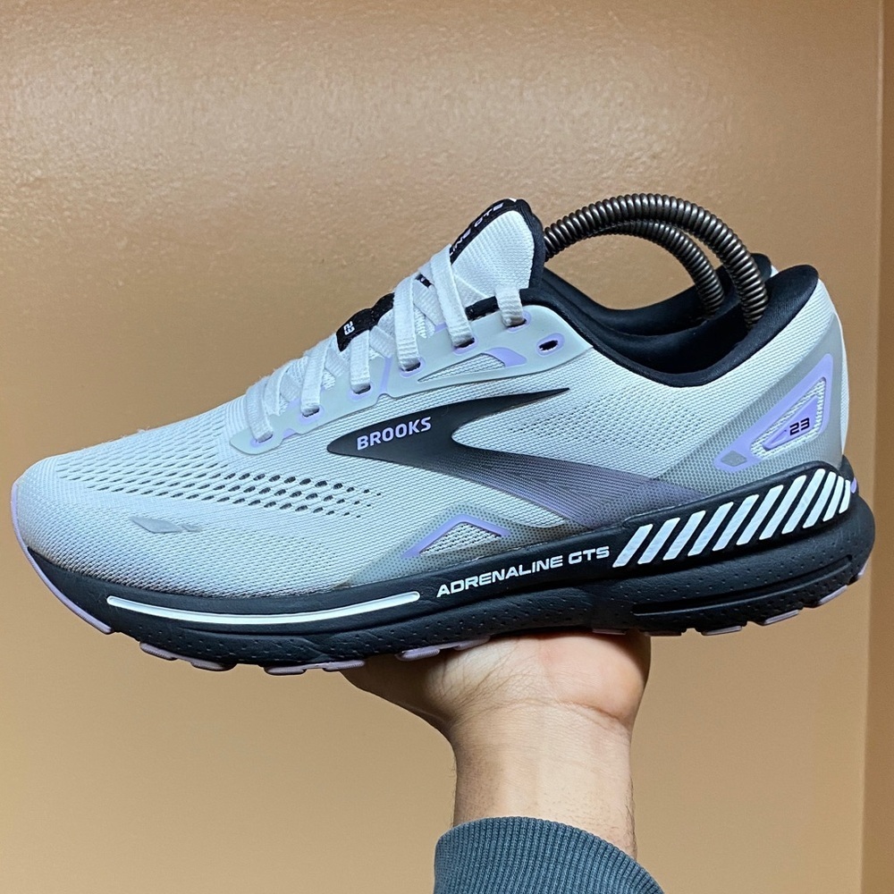 Brooks Adrenaline GTS 23 “Gray Black Purple” Size 10 Medium - Picture 3 of 17